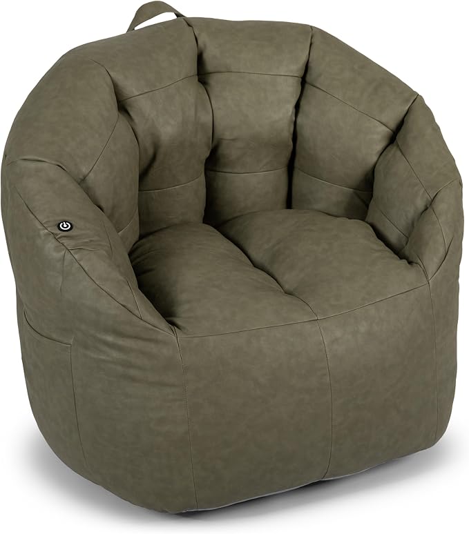 Big Joe Milano w/Vibe Vibrating Massage Bean Bag Chair - Image 8