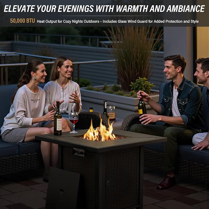 Belord 7 Piece Wicker Patio Furniture Set - Image 5