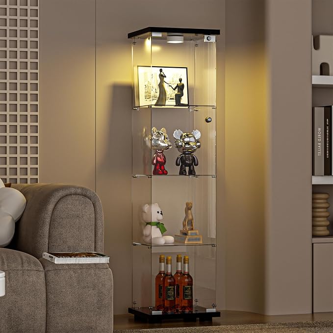 FANYUSHOW Glass Display Cabinet by FANYUSHOW