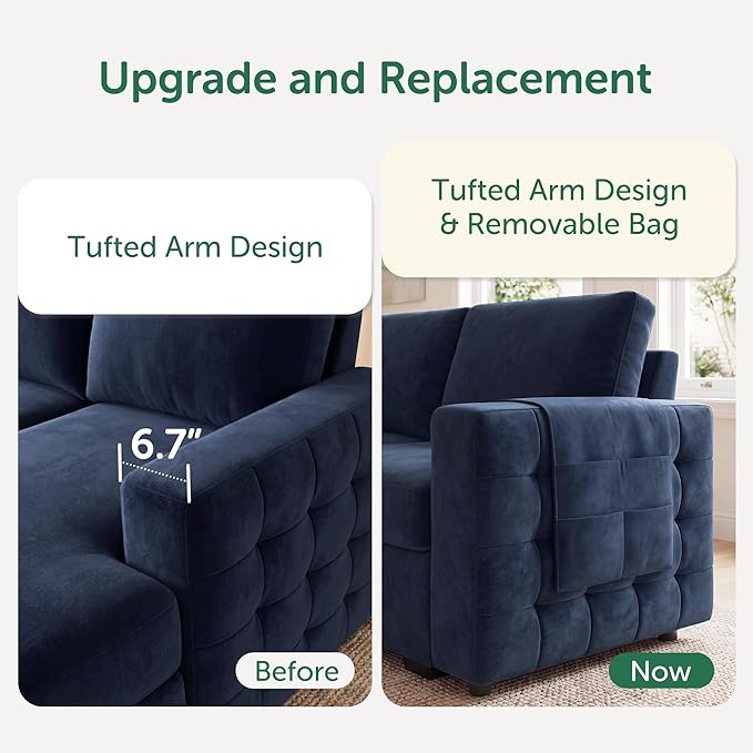 HONBAY Sleeper Sectional Couch - Image 4