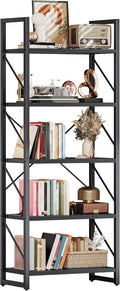 DWVO 5 Tier Bookshelf, Modern Book Shelf Storage Rack Shelves by DWVO