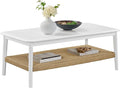Alaterre Furniture Calais 48 Inch Rectangular Wood Coffee Table by AlaterreFurniture