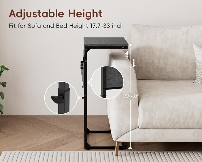 Vagusicc C-Shaped End Table - Image 5