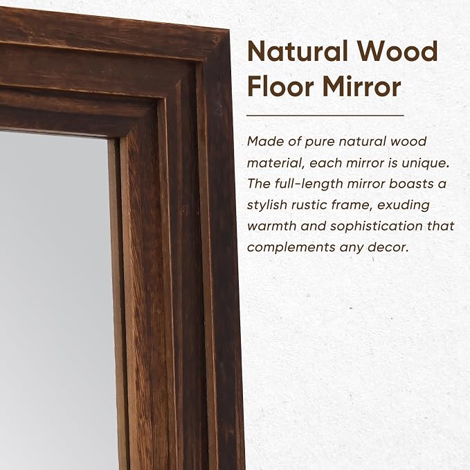 Full Length Mirror, Oversized Stand Up Mirrors Large Wall Mirrors, Wall Mounted - Image 4