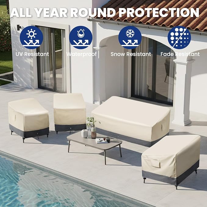 Extra Heavy Duty Outdoor Chair Covers Waterproof - Image 7