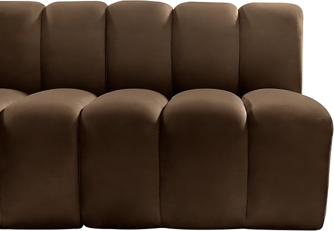 Meridian Furniture 103Brown-S2A Arc Collection Modern | Contemporary Modular - Image 9