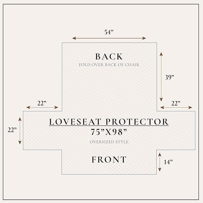 Great Bay Home Reversible Loveseat Cover - Image 3