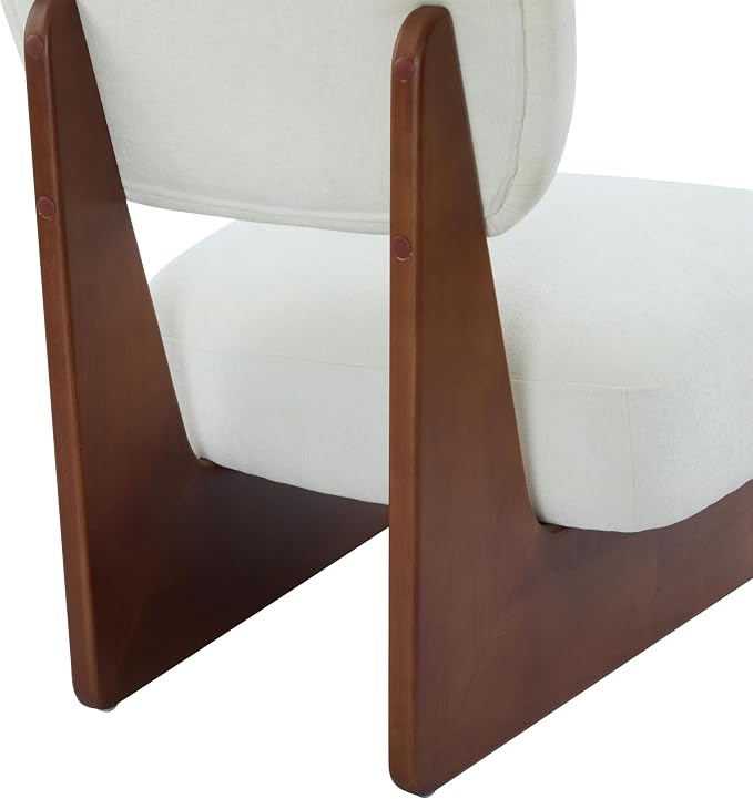 GDFStudio Upholstered Armless Accent Chairs Set of 2 Modern Side Chair - Image 8