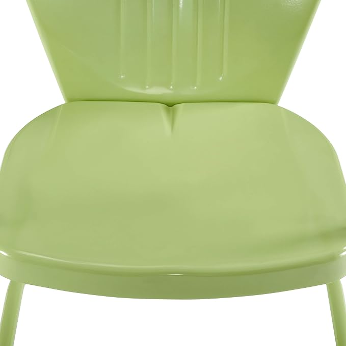 Crosley Furniture Griffith Outdoor Chair, Retro Metal Patio Chairs - Image 12