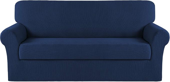 Turquoize Stretch Sofa Slipcover 2 Pieces Sofa Cover Couch Cover by Turquoize