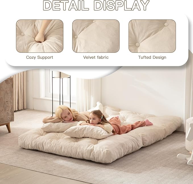 Folding Sofa Bed, Convertible Sleeper Chair - Image 4