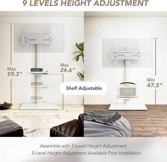 AX WABER Universal Floor TV Stand - Image 3