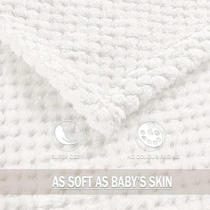 Exclusivo Mezcla Fleece Bed Blanket King Size, Super Soft and Warm Blankets - Image 8