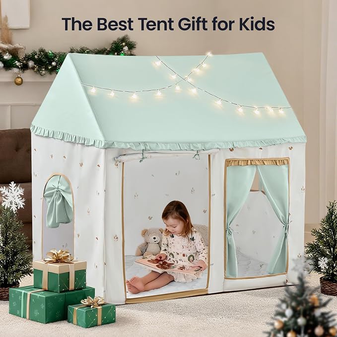 Tiny Land Kids Tent with Printed Mat, Kids Play Tent - Image 8