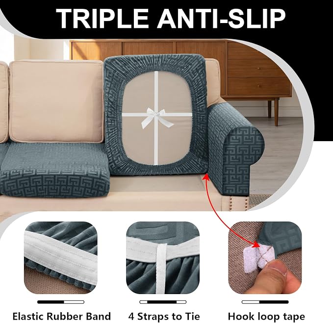UNBBRRL Stretch Couch Cushion Cover - Image 3