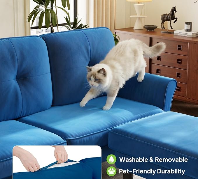Welzona Sectional Couches for Living Room, L Shaped Couch - Image 7