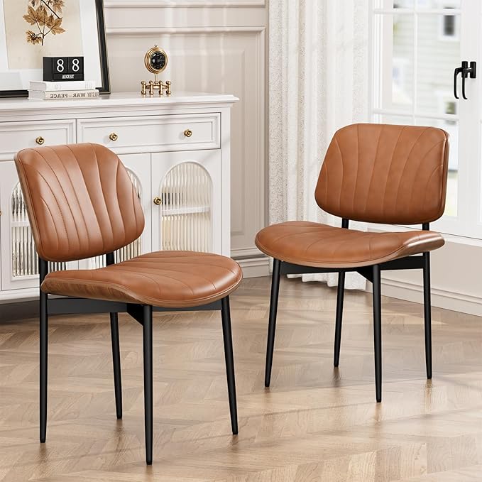 YaFiti Dining Chairs Set of 2, Dining Room and Kitchen Chairs, Mid Century by YaFiti