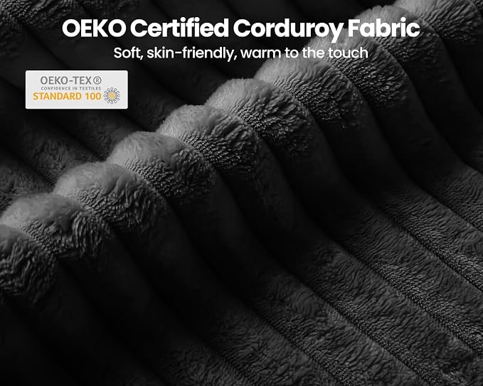 CHIC HOUSE Module for Modular Oversized Couch, Corduroy Customizable Chaise - Image 8