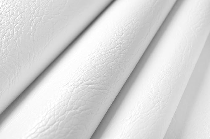 Wento Thick Half Yard Faux Leather Fabric Soft Skin Grain PU Leather Fabric - Image 2