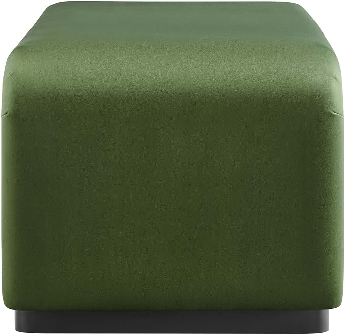 Modway EEI-6735-BLK-MOS Koda Performance Velvet Waterfall Ottoman - Image 4