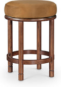 Meridian Furniture 978Saddle-C Monette Collection Art Deco Counter Stool by MeridianFurniture