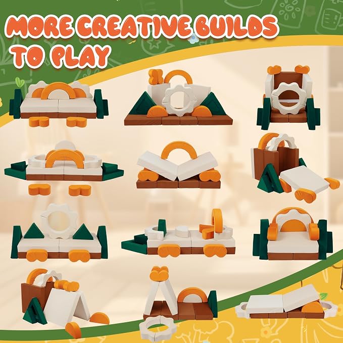 Erament 18PCS Modular Kids Play Couch - Image 6