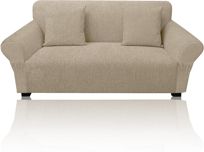 Loveseat Slipcover with 2 Pillow Cover by Jcones