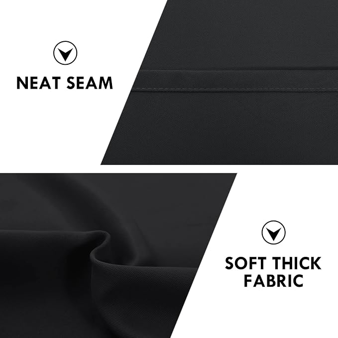DWCN Black Blackout Curtains for Bedroom, 60 x 84 inches Long - Image 5