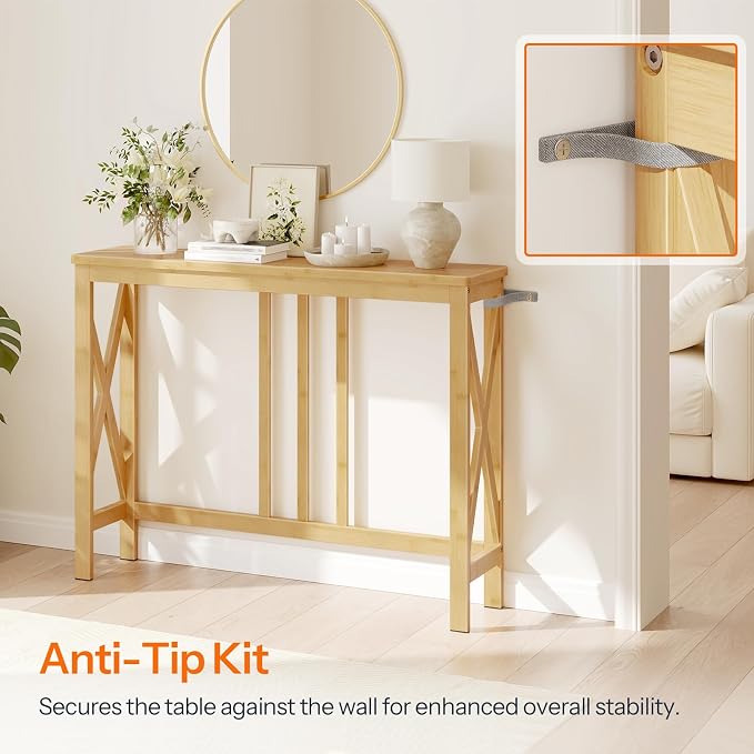 HOOBRO Narrow Console Table, Sofa Table - Image 4