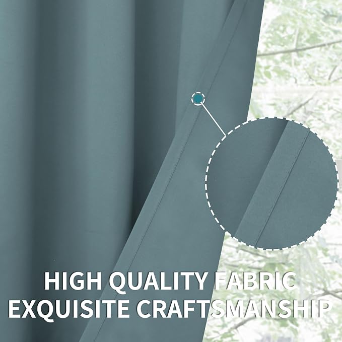 BGment Room Darkening Curtains 45 Inches Long - Image 7