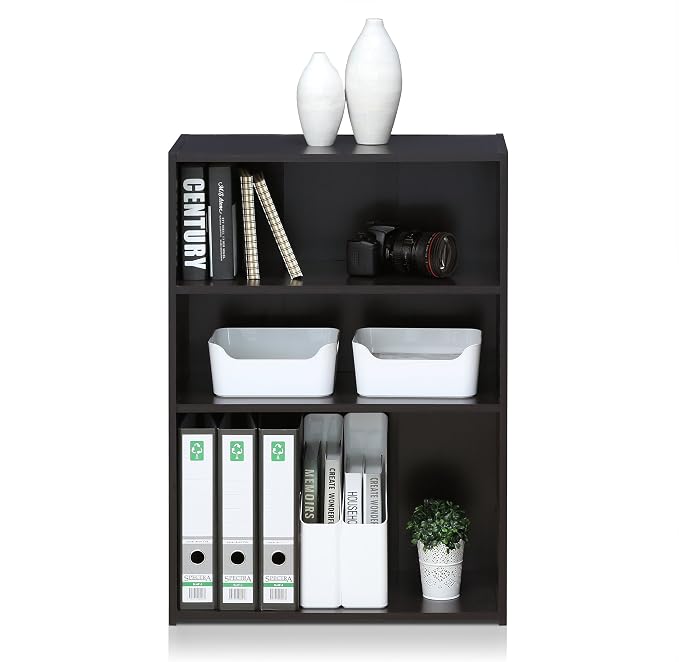 Furinno WRIGHT Book Shelf, 3-Tier Modern Bookshelf, Bookcase - Image 5