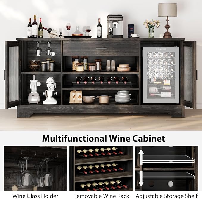 HSH Large Coffee Bar Cabinet - Image 7