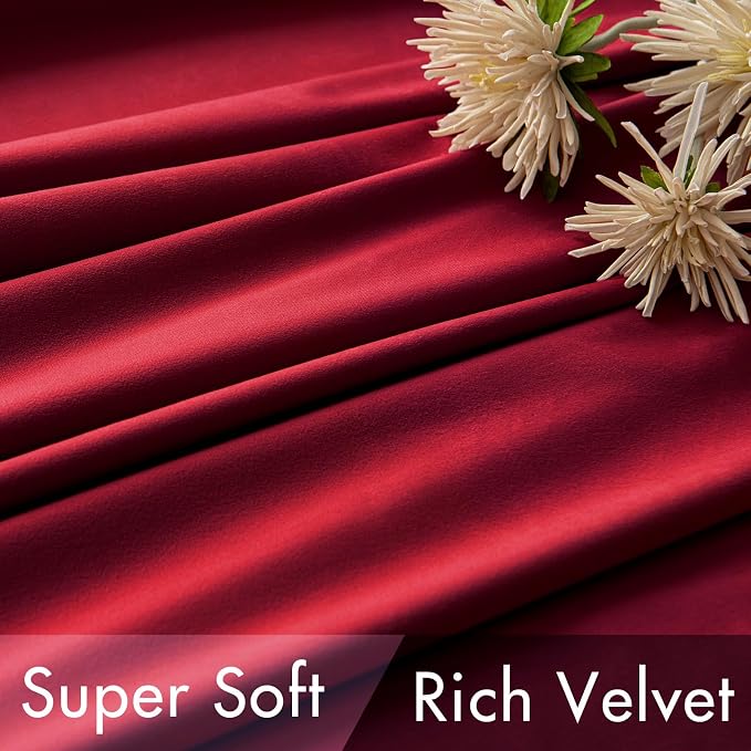 MIULEE Velvet Curtains 96 inches - Image 3