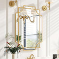 Kelly Miller 20"x30" Small Gold Bathroom Mirror by KellyMiller