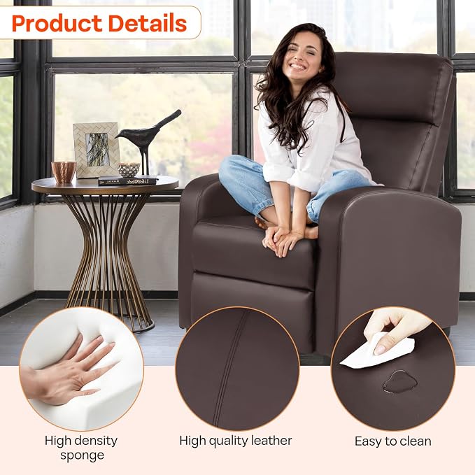 FDW Recliner Chair Massage Chair Reading Chair Reclining Sofa Home Theater - Image 7