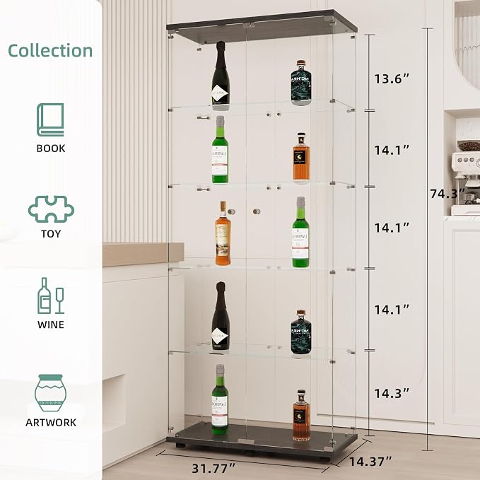 FANYUSHOW Glass Display Cabinet - Image 2