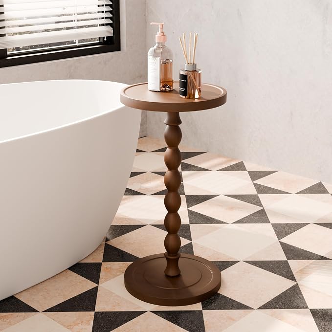 Small Side Table, Rubberwood‌ Drink Table - Image 7