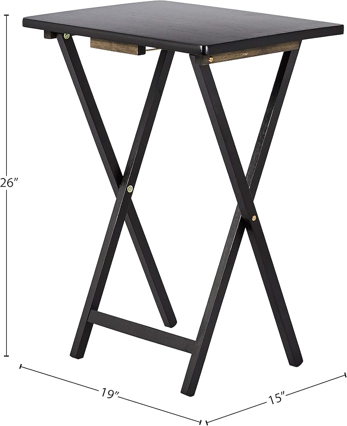 Amazon Basics Portable Foldable TV Tray Table - Image 5