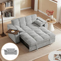 Auvsoce 65'' Convertible Sleeper Sofa Bed by Unknown