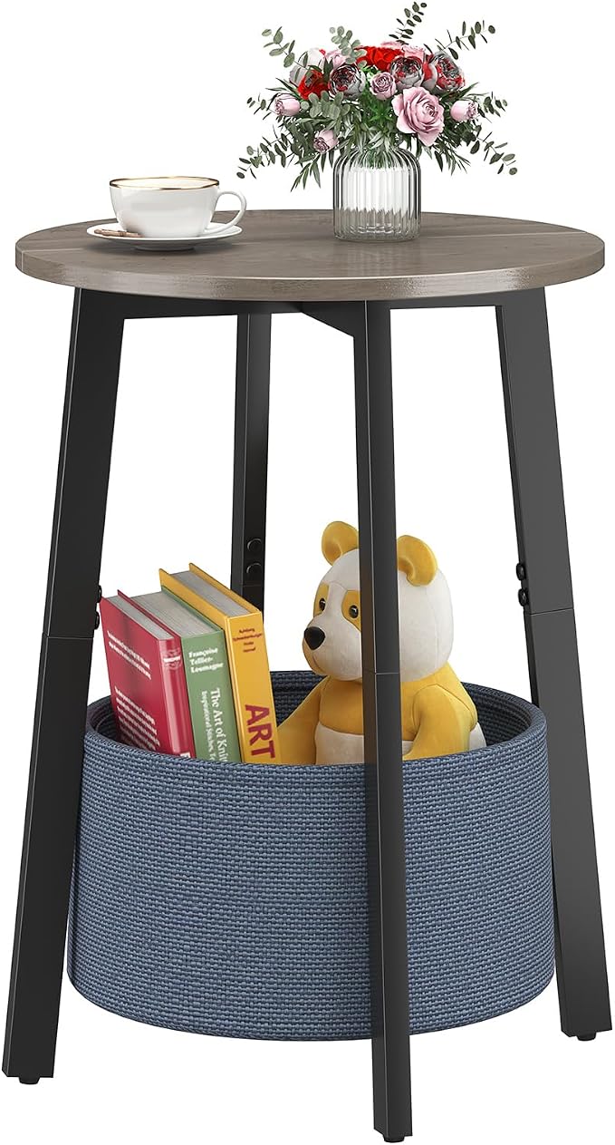 sthmec Small Round Side End Table by Unknown