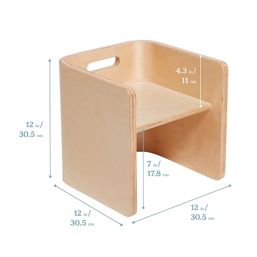 ECR4Kids Premium Bentwood Multipurpose Table and Chair Set, Kids Furniture - Image 3