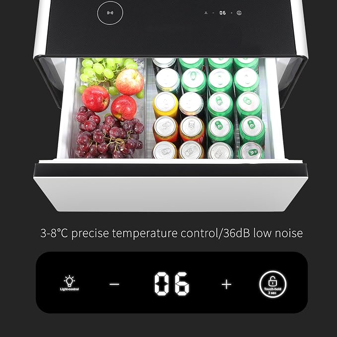 Smart Coffee Table with Fridge, Smart Center Table with Wireless Charging - Image 5