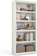 LINSY HOME 5-Shelf Bookcase, Bookshelves Floor Standing Storage Shelves 68 in by LINSYHOME