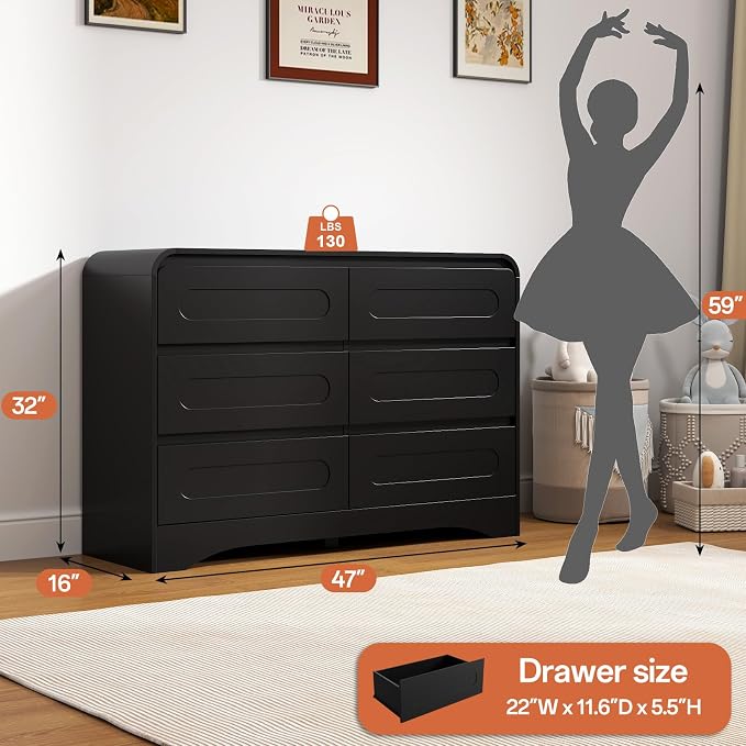3 Piece Bedroom Set, Dresser and Nightstand Sets - Image 4
