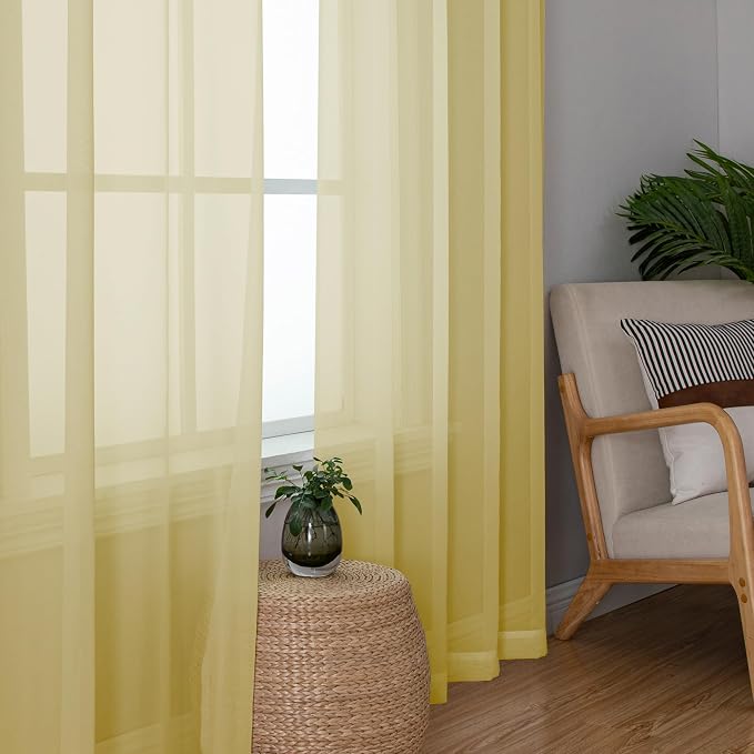 Simplebrand Yellow Valances 14 Inches Long - Image 5