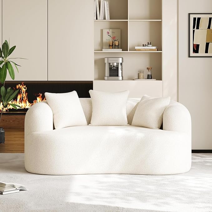 DAMAIFROM 68.5" Loveseat Sofa for Living Room, Modern Luxury Plush Chenille - Image 3