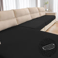 Water Repellent Couch Cushion Cover 3 Pieces Sofa Seat Cushion Covers, Stretch by TOPYUMH