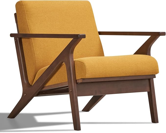 Zola Mid Century Modern Accent Chair Arm Chair: The Perfect Reading, Living Room by OmaxDecor
