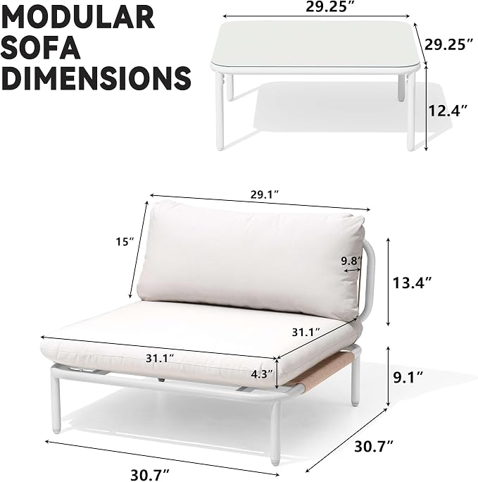 Crestlive Products Outdoor Patio Furniture Set - Image 2