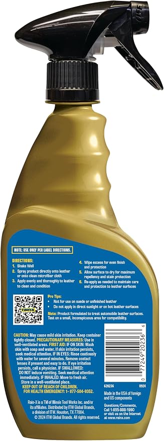 Rain-X 620236SRP Leather Cleaner Conditioner & Repellent - Image 2
